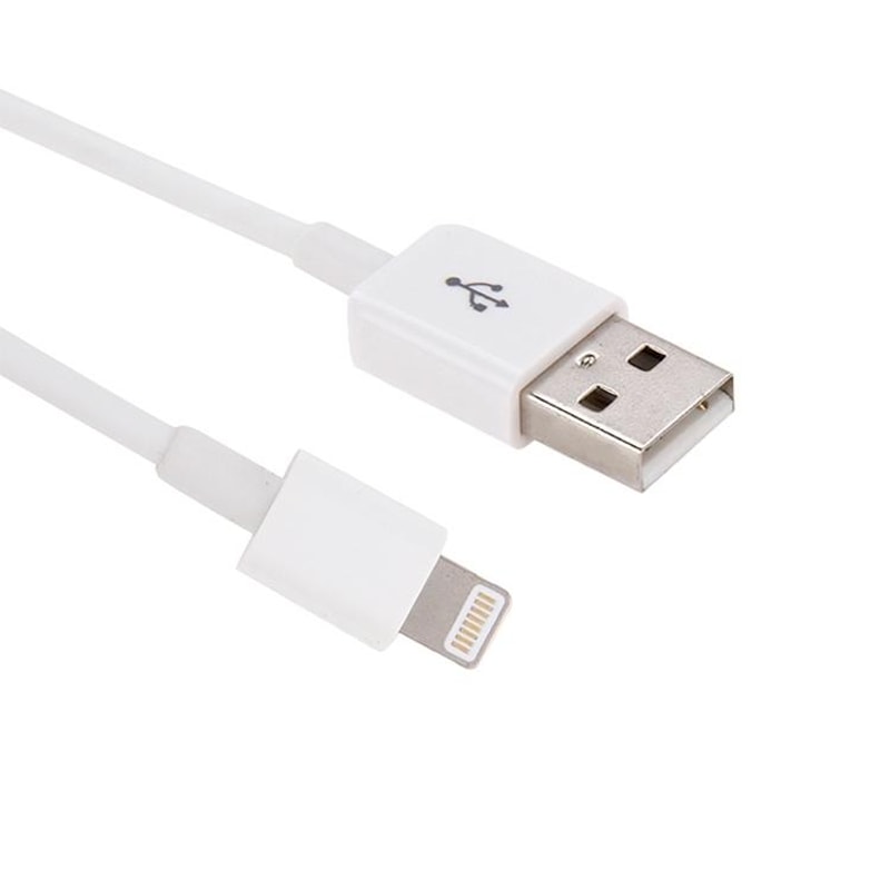 20cm USB 2.0 to 8 Pin Lightning Charging & Data Cable – Compact iPhone Sync Cord