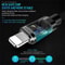 20cm USB 2.0 to 8 Pin Lightning Charging & Data Cable – Compact iPhone Sync Cord