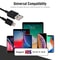 20cm USB 2.0 to 8 Pin Lightning Charging & Data Cable – Compact iPhone Sync Cord