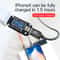 Baseus 3 In 1 Fast Charging Cable 35A Braided Multi USB Cable For IPhone Android Type C Devices 6