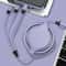 3 in 1 Retractable USB-C Lightning Micro 3.5A Fast Charging Silicone Cable