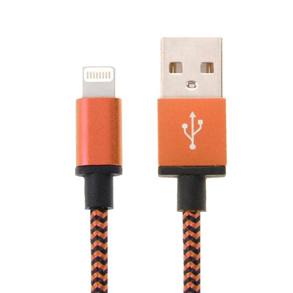 2A Woven Braided USB To Lightning Charging Sync Cable 1m Green 6