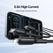 A61 OmniGo 3.5A 3 in 1 Charging Cable USB to Lightning Type C Micro USB Fast Charge