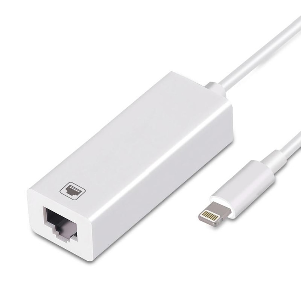 Lightning Ethernet Adapter iPhone iPad Wired Internet Network Adapter LAN Access