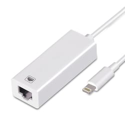 lightning ethernet adapter iphone ipad wired internet network adapter lan access