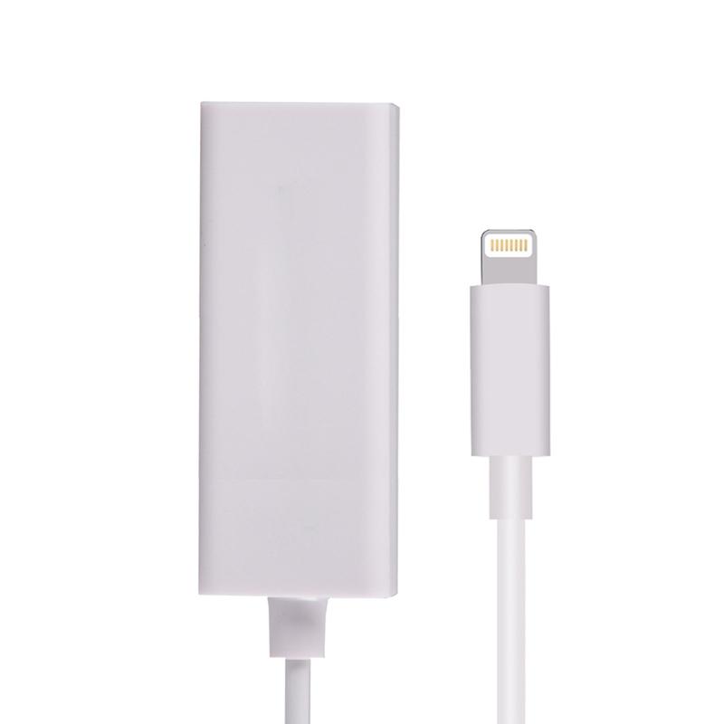 Lightning Ethernet Adapter iPhone iPad Wired Internet Network Adapter LAN Access