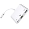 NK-107 3-in-1 iPhone OTG Adapter Ethernet USB Charging Converter Cable for iPad