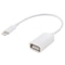 Lightning OTG Adapter USB Female to 8 Pin iPhone Data Cable 18cm for iOS Devices