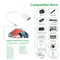 Lightning OTG Adapter USB Female to 8 Pin iPhone Data Cable 18cm for iOS Devices