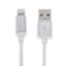 Net Style Metal Head USB to 8 Pin Lightning Charging Data Cable 25cm Short Durable