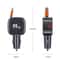 99W PD Fast Car Phone Charger with Retractable Cable USB-C USB-A Multi Port
