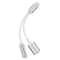 8 Pin to 3.5mm Audio & Charging Adapter Cable for iOS Devices Compact Lightning Converter 10cm