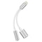 8 Pin to 3.5mm Audio & Charging Adapter Cable for iOS Devices Compact Lightning Converter 10cm