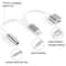 8 Pin to 3.5mm Audio & Charging Adapter Cable for iOS Devices Compact Lightning Converter 10cm