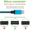 1m Woven Braided Micro USB to USB 2.0 Fast Charging & Data Sync Cable
