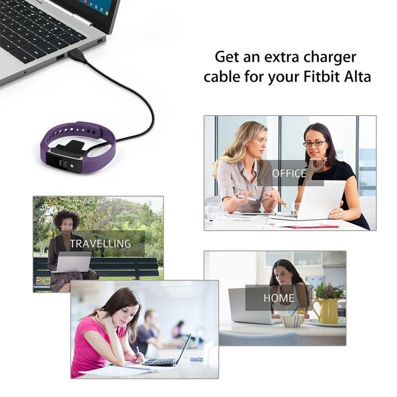 Fitbit Alta charger USB charger clip cable 30cm charging cable replacement charging cable
