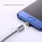 Magnetic USB-C Charging Cable 360° Rotation LED Fast Charge Durable Braided Cable