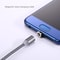 Magnetic USB-C Charging Cable 360° Rotation LED Fast Charge Durable Braided Cable