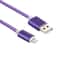2M Braided Lightning Charging Cable Fast Sync Durable Metal Head IPhone Cable 1