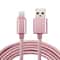 2M Braided Lightning Charging Cable Fast Sync Durable Metal Head IPhone Cable 4