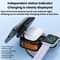 15W 3 in 1 Magnetic Wireless Charger Stand Foldable Retractable Fast Charging Dock