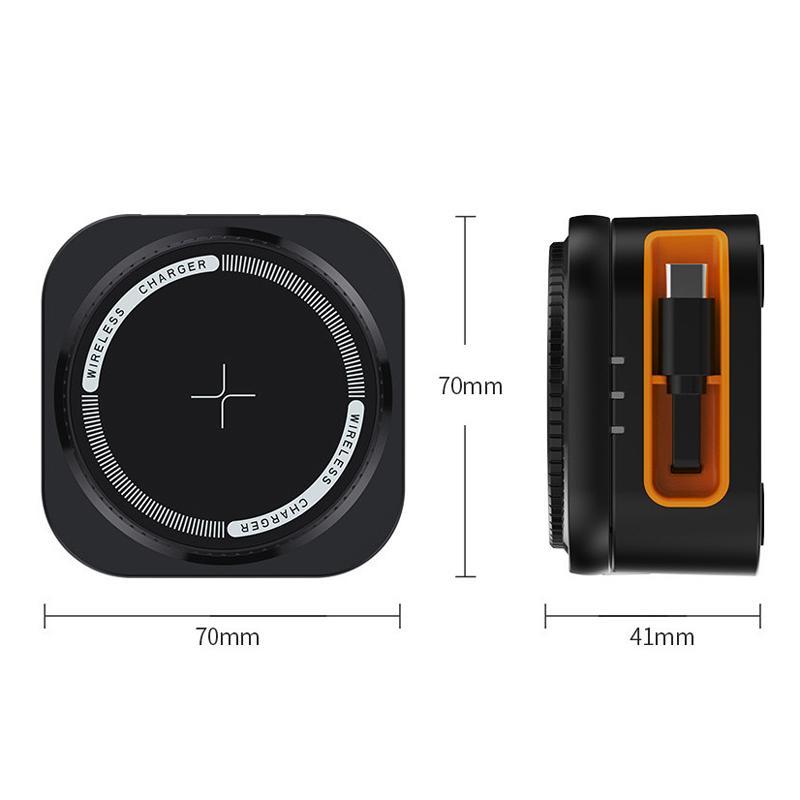 15W 3 in 1 Magnetic Wireless Charger Stand Foldable Retractable Fast Charging Dock
