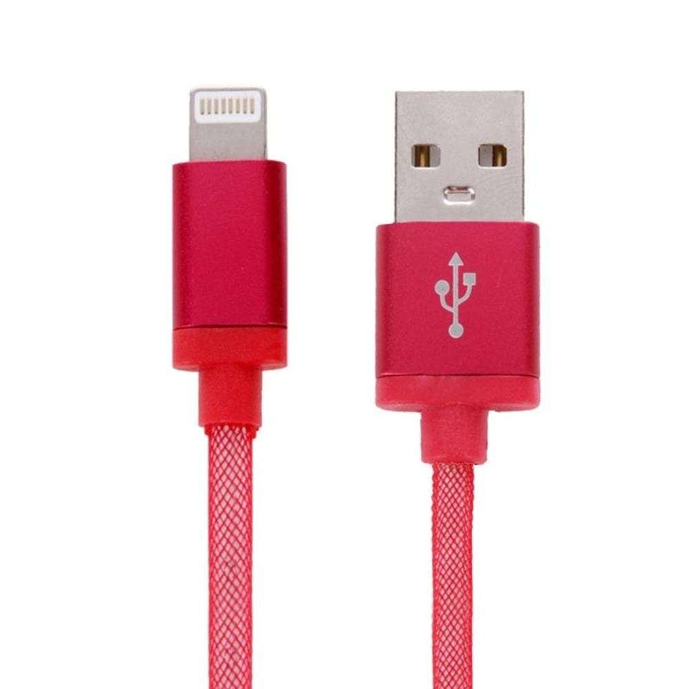 Durable 8 Pin USB Charging Cable 1m with Metal Head Fast Sync Data Cable for iPhone iPad
