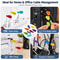 Writable Cable Labels Reusable Hook and Loop Wire Label Straps Cable Organization Tags