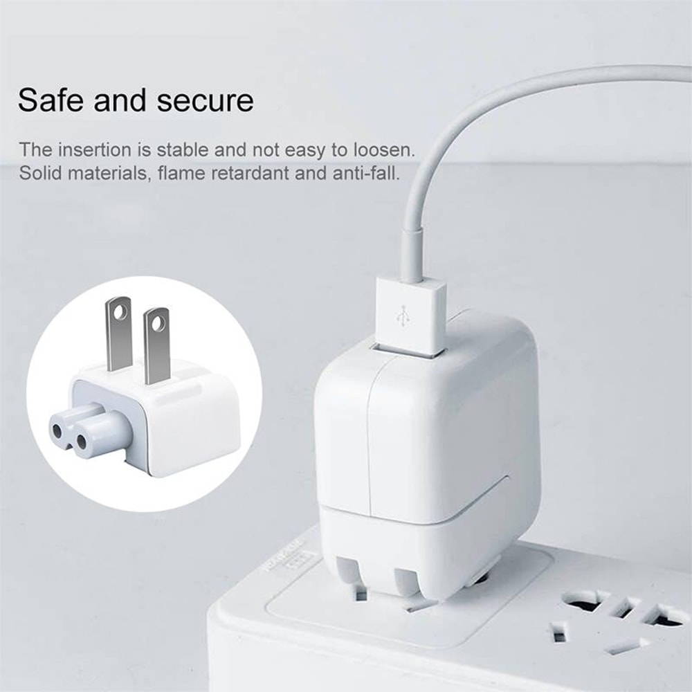 12W USB Wall Charger with USB to 8 Pin Lightning Cable for iPhone iPad Fast Charging US Plug