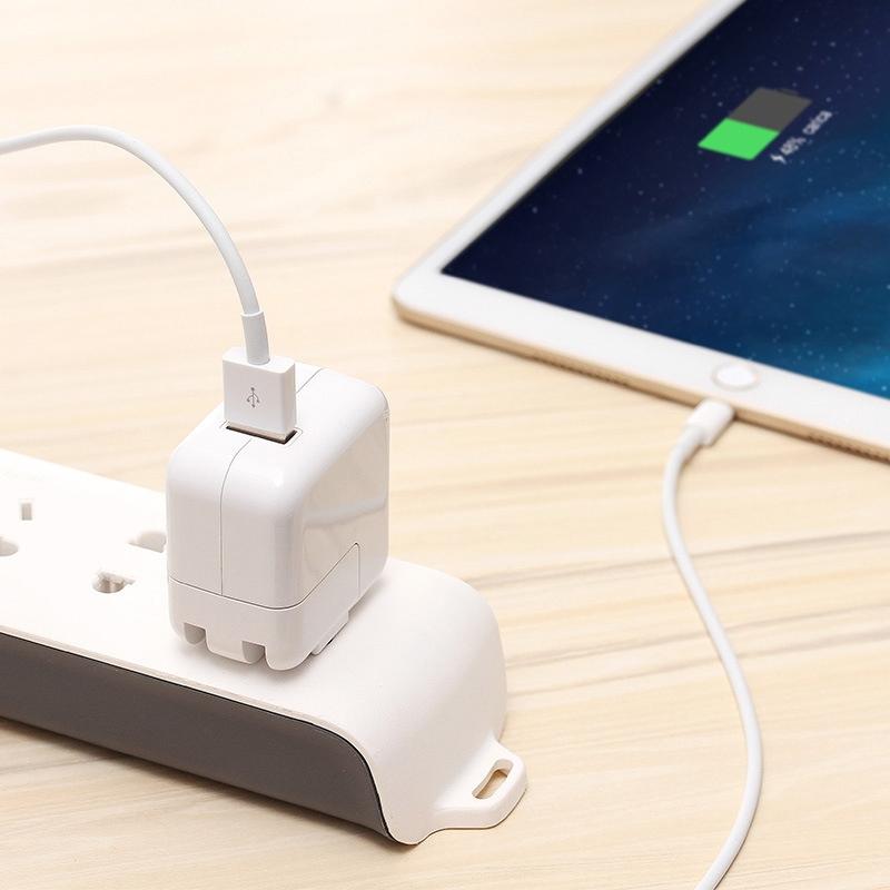 12W USB Wall Charger with USB to 8 Pin Lightning Cable for iPhone iPad Fast Charging US Plug