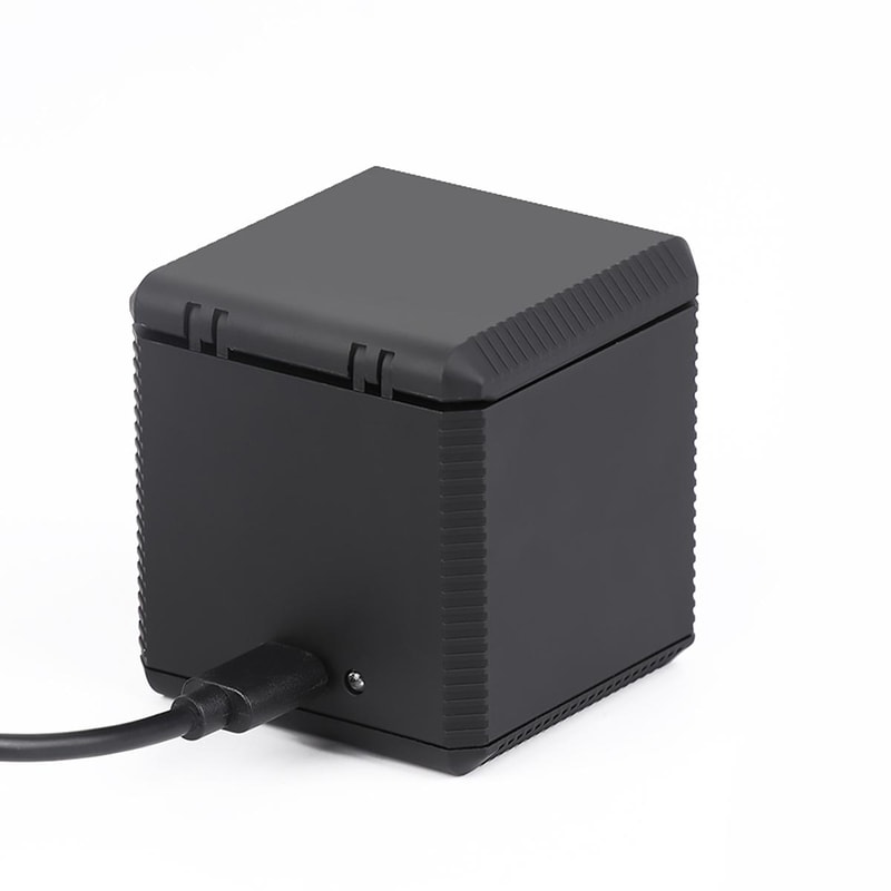 USB Triple GoPro Battery Charger Box for HERO9 HERO10 with LED Indicator Light