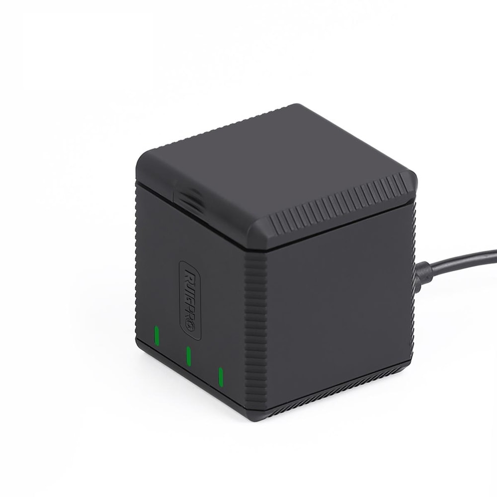 USB Triple GoPro Battery Charger Box for HERO9 HERO10 with LED Indicator Light