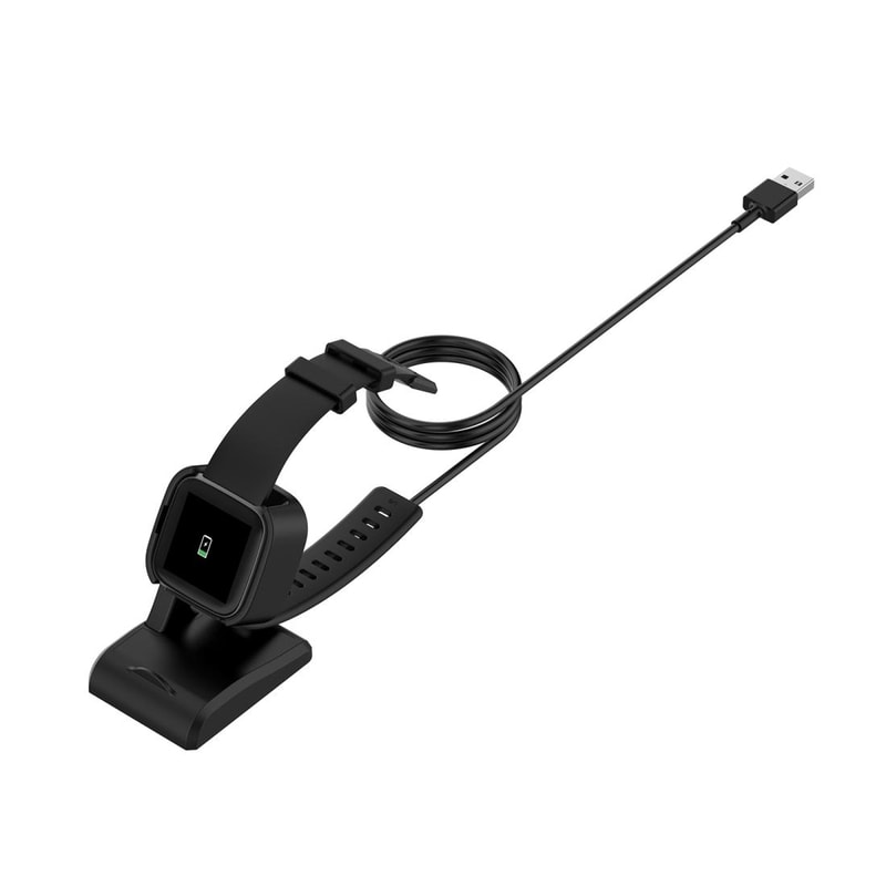 Fitbit Versa 2 Charger Dock Fast USB Charging Cable 1m Durable Replacement Stand