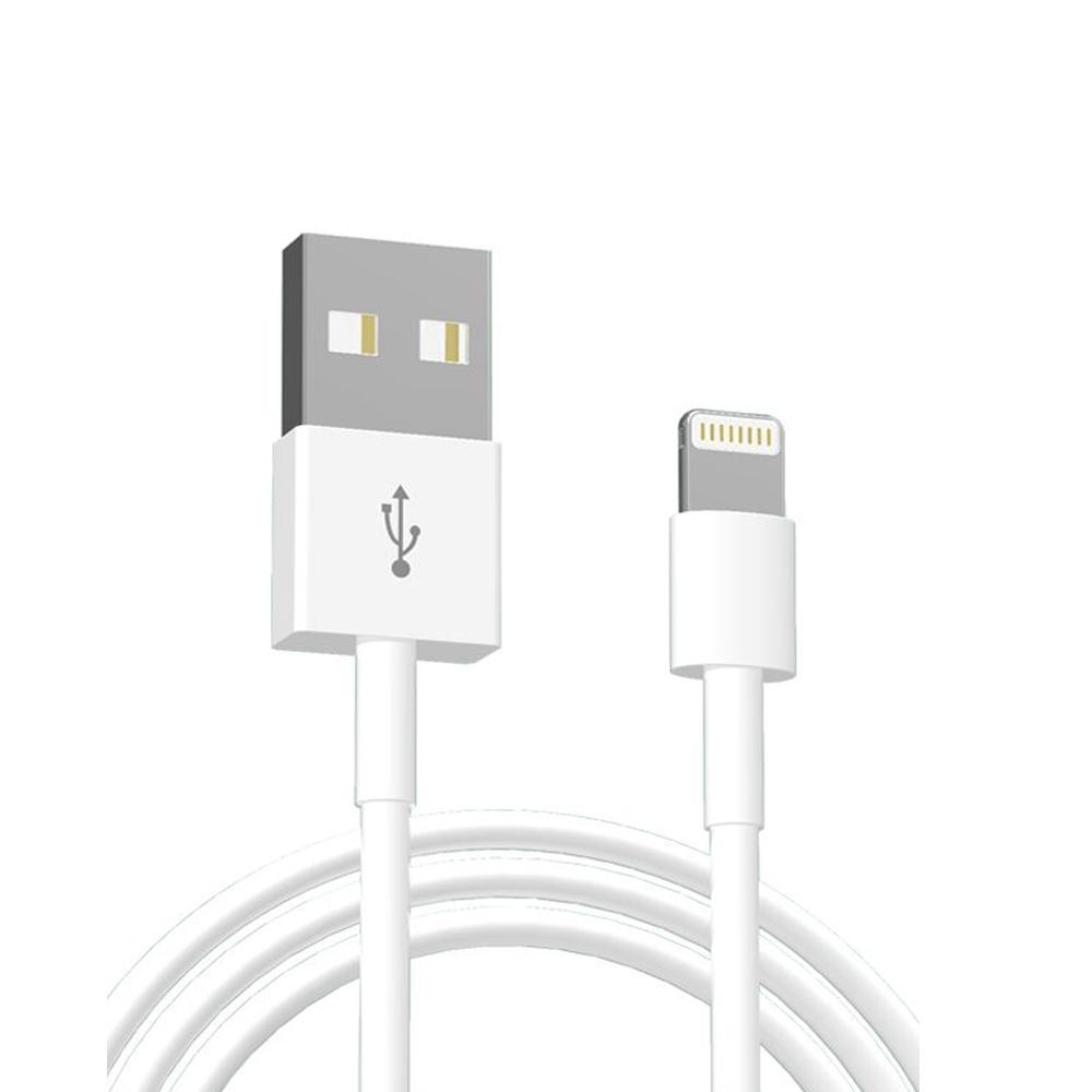 Dual USB Travel Charger With 8 Pin Cable Fast Charging Compact Adapter 3