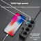 120W Retractable 1-to-4 Multi Port Car Charger with Digital Voltage Display PD QC3.0 Cigarette Lighter Adapter