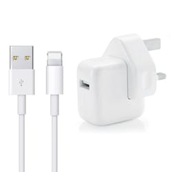 12w usb charger with lightning cable fast charging for iphone ipad ipod