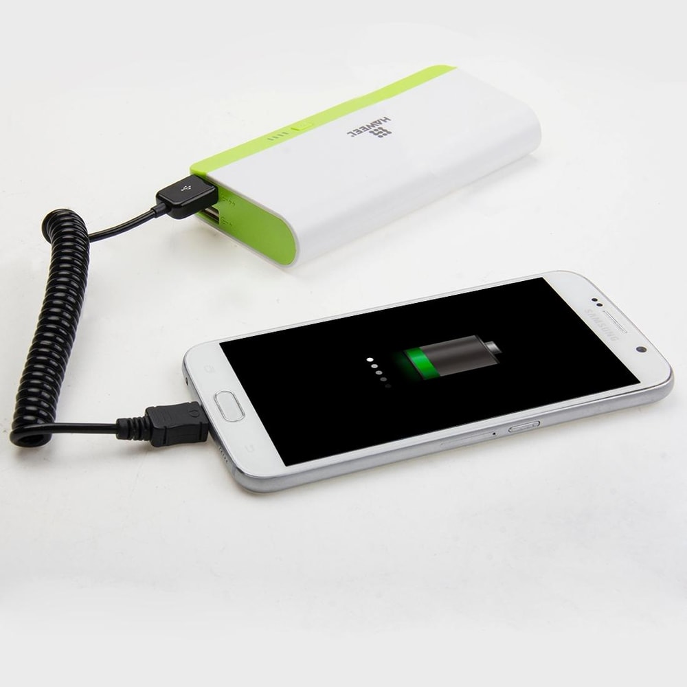 Retractable Coiled Micro USB Charging & Data Cable 90cm | Coiled USB Cable for Android Devices