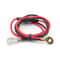10A 60cm O-Type Terminal Automotive Wiring Harness 12V Car Battery Power Cable Red Black