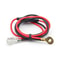 10A 60cm O-Type Terminal Automotive Wiring Harness 12V Car Battery Power Cable Red Black