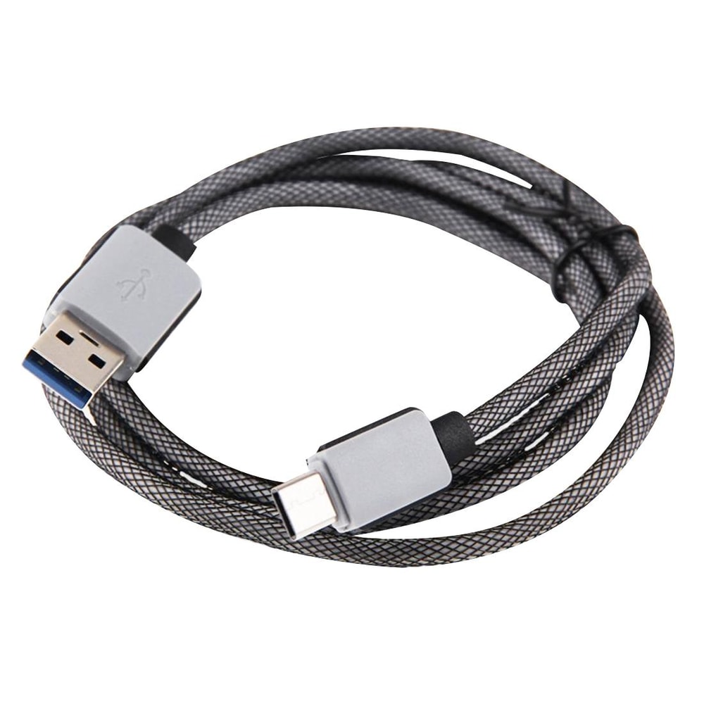 Woven USB C to USB A Cable 1m Fast Charging Durable Braided Data Sync Cord