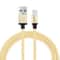 HeavyDuty Micro USB Charging Cable 1M Fast Sync Data Cable With Woven Metal Design 2