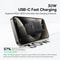 PD30W USB-C Fast Charger with 1m Type-C Cable Compact Fast Charging Adapter