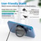 Mriowiz M-2001W 15W MagSafe Magnetic Wireless Charging Dock Desktop Stand with USB and Type-C Cable