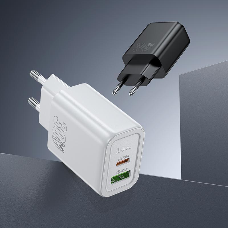 N63 PD30W QC3.0 USB-C Fast Charger Set with 60W Type-C Cable
