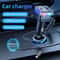 30W PD Car Charger with Spring Type-C Cable USB Fast Charging Adapter