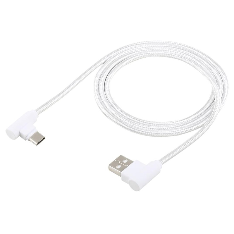 USBC 90 Degree Elbow Charging Cable 12m 2A Fast USB 31 TypeC Data Cable 2