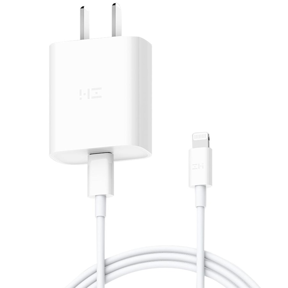 Xiaomi ZMI 20W PD Fast Charger with USB-C to Lightning Cable for iPhone Quick Charging Kit