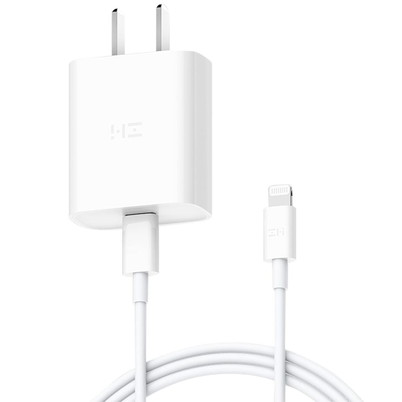 Xiaomi ZMI 20W PD Fast Charger with USB-C to Lightning Cable for iPhone Quick Charging Kit
