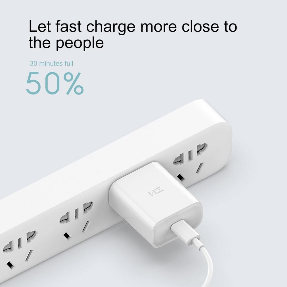 Xiaomi ZMI 20W PD Fast Charger with USB-C to Lightning Cable for iPhone Quick Charging Kit