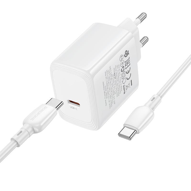 BN33 40W Fast USB-C Charger with Cable Compact PD Power Adapter
